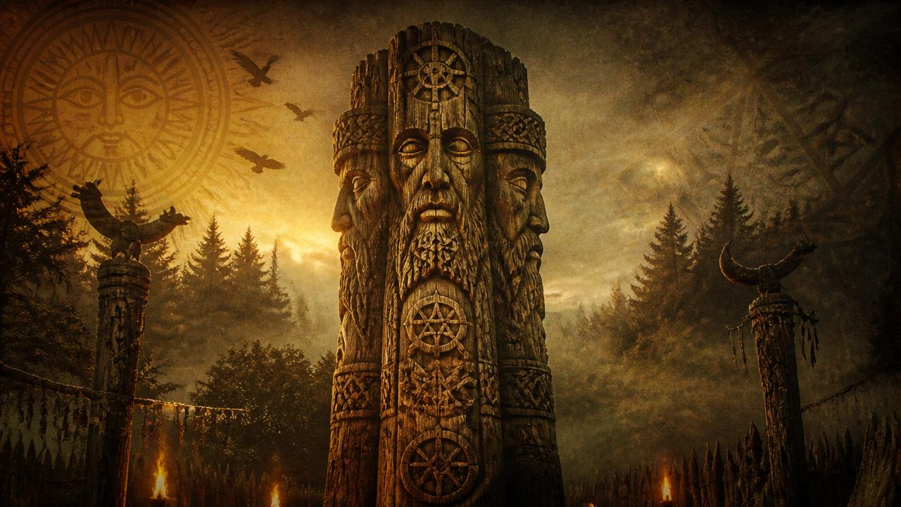 Ilustrácia k zápisku: Slovanská mytológia: bohovia, bytosti a symboly